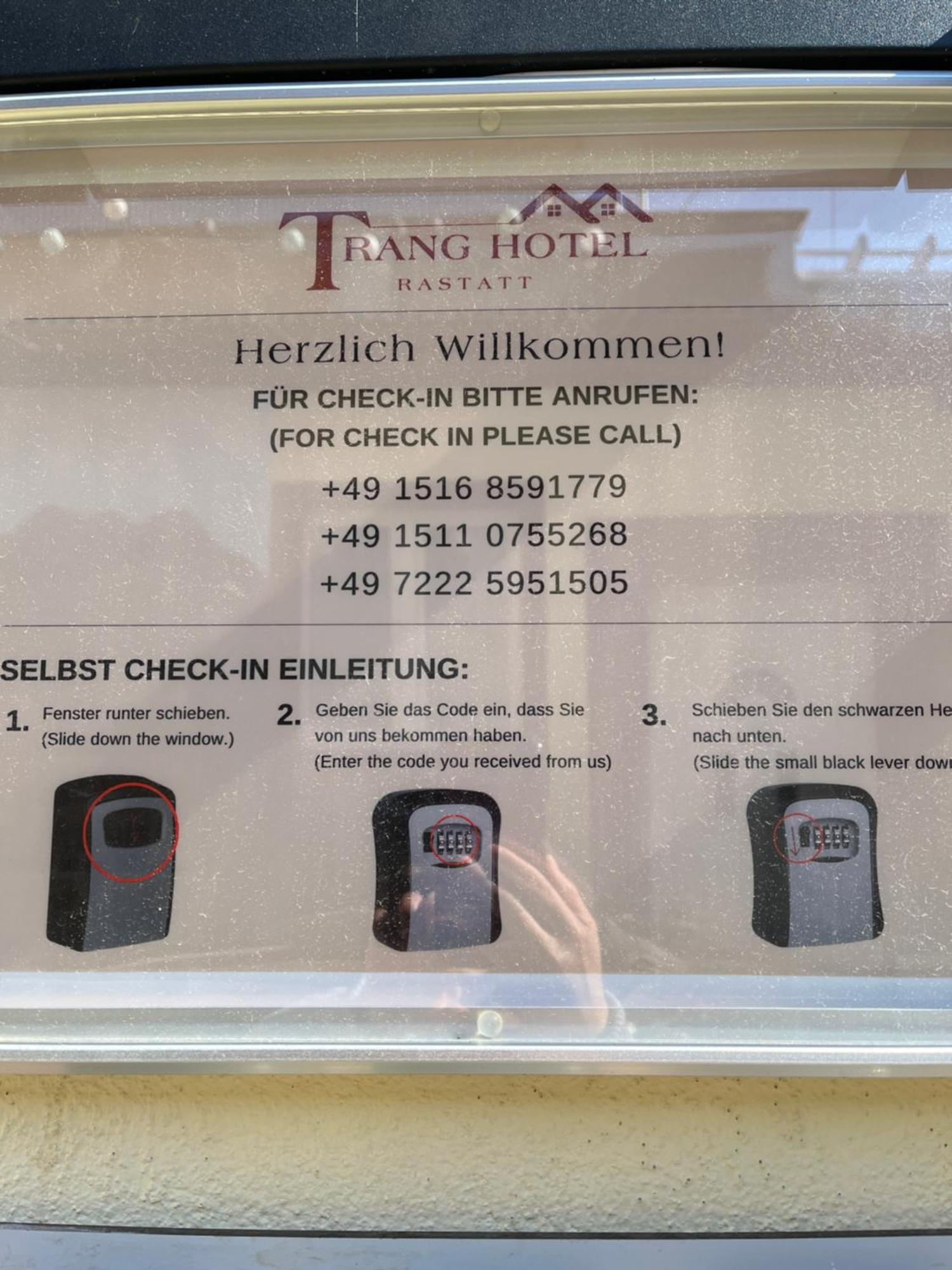 Trang Hotel Rastatt Eksteriør bilde
